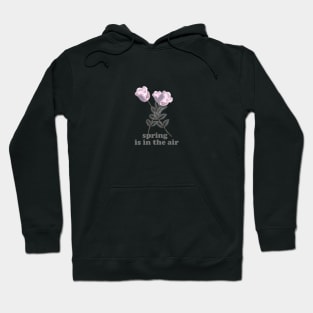 Spring is in the air, floral, flowers, leaves, botanical, pattern, decor, art, TeePublic Hoodie